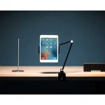 WERGON - Wave - iPhone / Smartphone / Tablet - Aluminium Fleksibel Desktop Design holder 7-13" - Sort - Billede 4