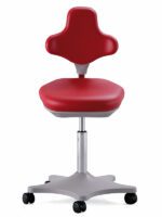 Ergonomisk laboratoriestol – Hygiejnisk og justerbar til professionelle miljøer - Billede 2