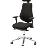 Surf Synkron High med armlæn og nakkestøtte – Ergonomisk kontorstol