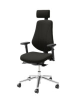 Surf Synkron High med armlæn og nakkestøtte – Ergonomisk kontorstol